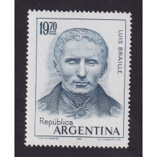 ARGENTINA 1976 GJ 1712A ESTAMPILLA NUEVA MINT PAPEL TIZADO U$ 10